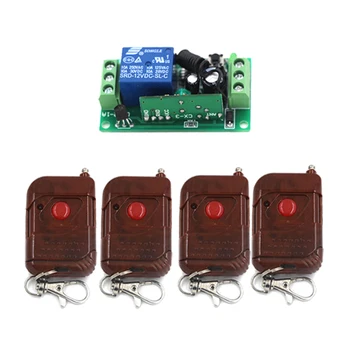 

Free Shipping 1CH Radio Wireless Remote Control Light Switch Learning Code with Peach Transmitter Output Adjusted