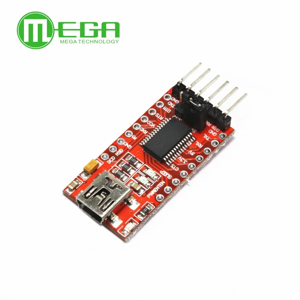 Модуль последовательного адаптера FT232RL FT232 FTDI USB 3 В 5 в TTL для мини-порта Arduino 10 шт. |