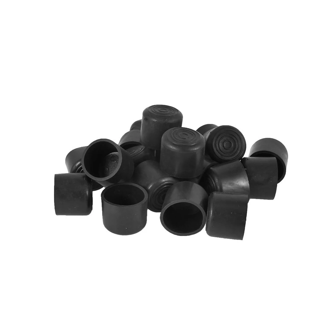 

Promotion! Rubber Nonslip Bottom Foot Covers Protectors 30mm Dia 20 Pcs Black