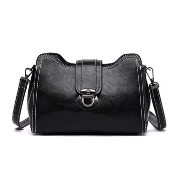 

New Women's Genuine Leather Handbags Vintage Ladies Small Shoulder CrossBody Bags For Women Messenger Bags Bolsas Feminina