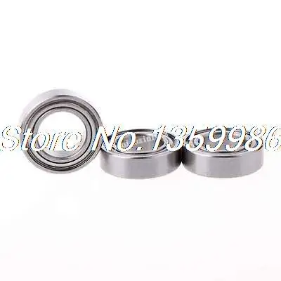 

10pcs Silver Tone Metal 8mm x 14mm x 4mm Shield Ball Bearing