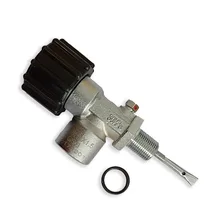 AC910 цилиндр из углеродного волокна емкость для пневматики с предварительной накачкой, для пейнтбола 30Mpa 4500psi Din Клапан вкл/выкл с M18* 1,5