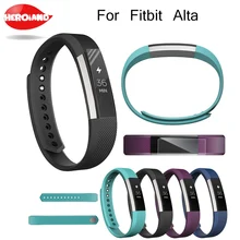 14 цветов силиконовый высококачественный ремешок для часов сменный Браслет для часов силиконовый ремешок Застежка Для Fitbit Alta HR наручные Смарт-часы
