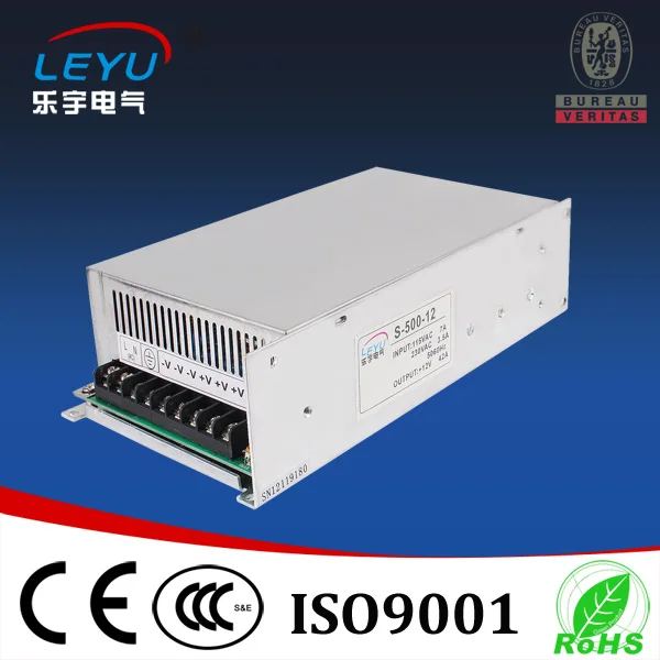 

CE 500w power transformer high quality factory price 12v power supply 40a made in China