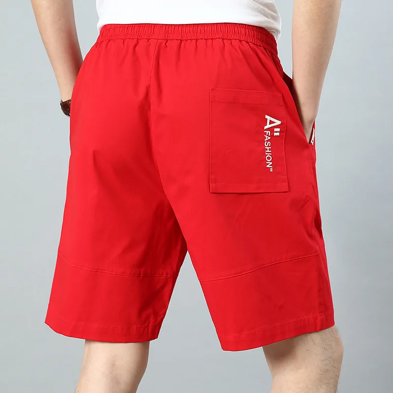 Модные мужские шорты из хлопка, повседневные пляжные шорты, Мужская одежда, мужские короткие брюки, мужские спортивные брюки размера плюс XXXXL