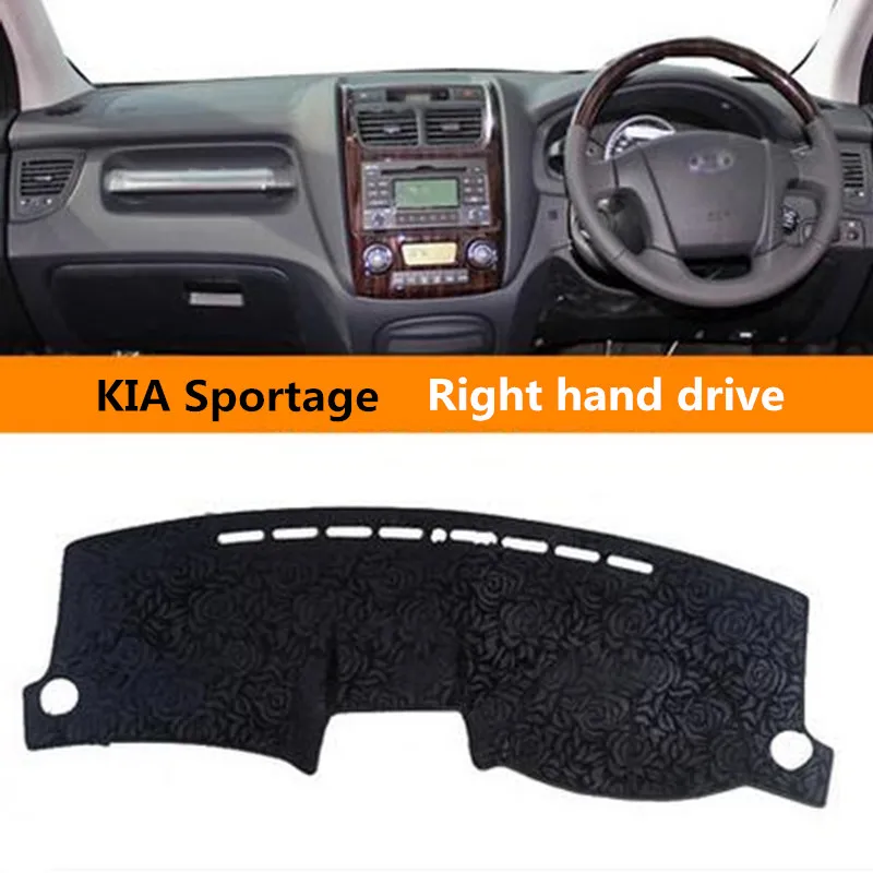 Right hand drive Car sun proof Protective dashboard cover for Old KIA