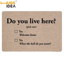 Креативный HUGSIDEA Спальня ковры и Вы живёте здесь уйти товары для кошек собачьих лап для внутреннего дверь детской комнаты подушечки коврики для дома коврик