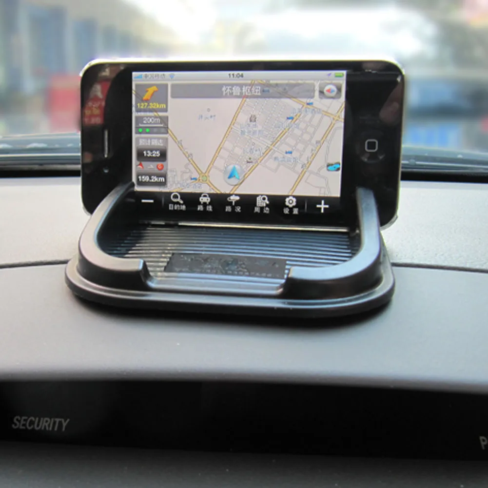 Автомобиль ПВХ мобильный телефон коврик автомобильный GPS крепление для