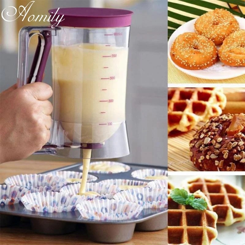 Aomily 900ml Batter Dispenser Pancake Dispenser DIY Baking Pastry
