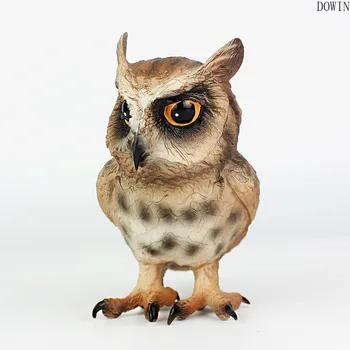 

Simulation Owl Bird Figurines Model PVC Bird Animals Action Figures Collection Toys For Kids Birthday Gift