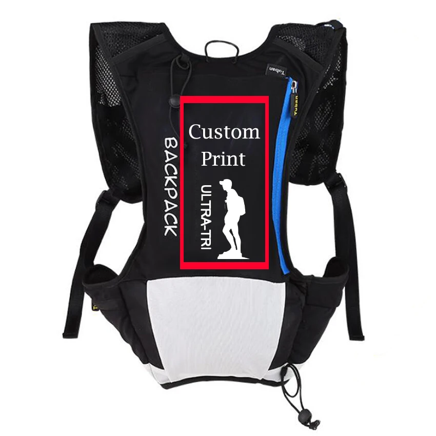 

ULTRA-TRI Customized Print Trail Running Backpack Personal Style Text Image Lightweight Bag Cycling Hiking Marathon Pack 4.5L