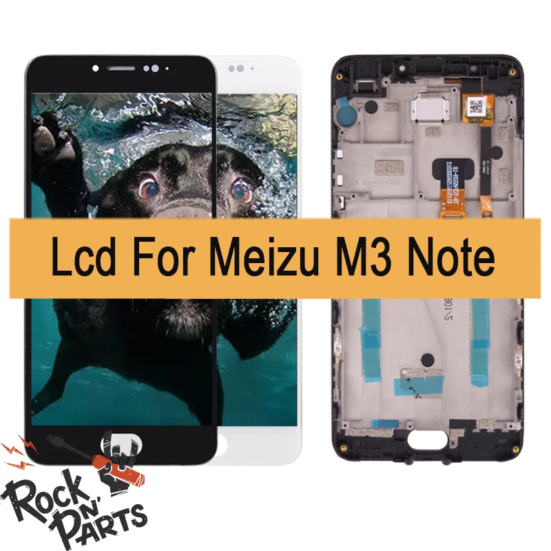 ЖК дисплей для Meizu M3 Note M681H с сенсорным экраном дигитайзер сборка и замена рамки +