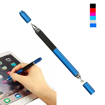 

6 colors toch pen 2in1 Stylus Pen Capacitive Touch Screen Stylus Ballpoint Pen For iPhone For Tablet PC