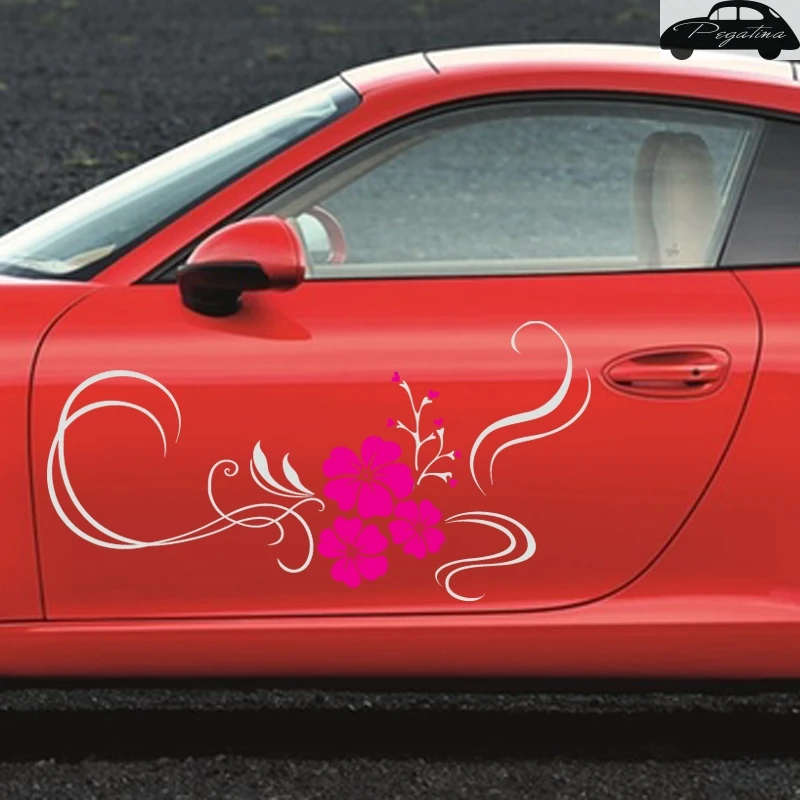 Pegatina Flower Vine Sticker Car Decal Posters Vinyl Wall Decals Decor