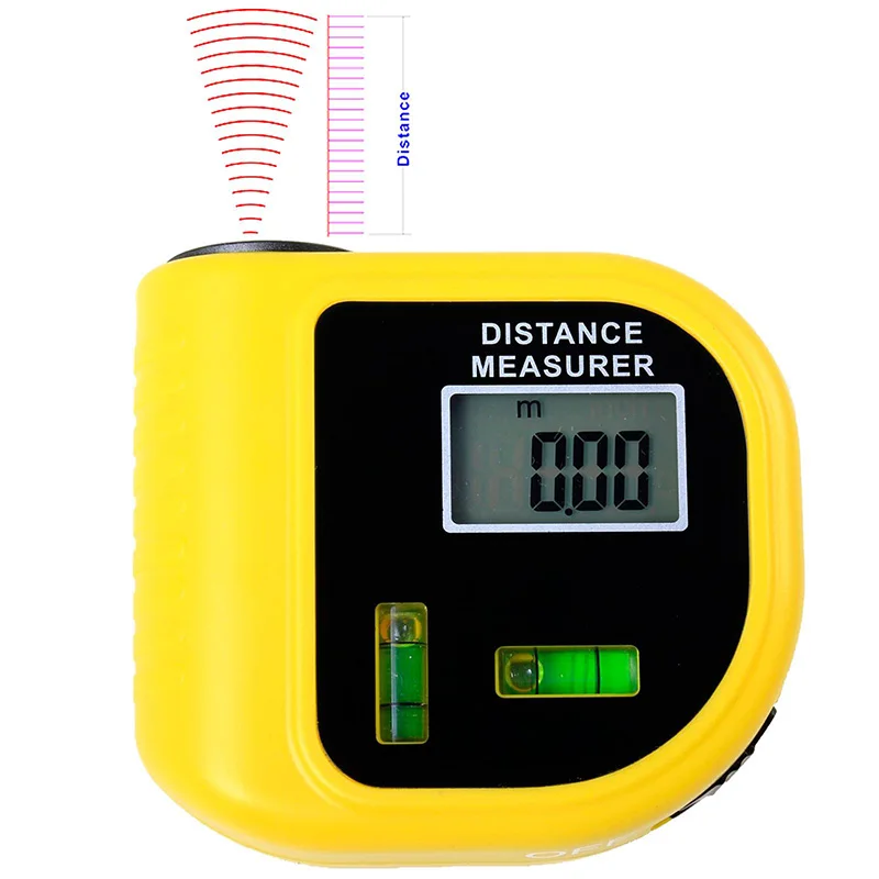 

Mini Ultrasonic Laser Rangefinder Handheld Electric Distance Laser Meter Rangefinder Measurer Digital Ultrasonic Ranger Finder