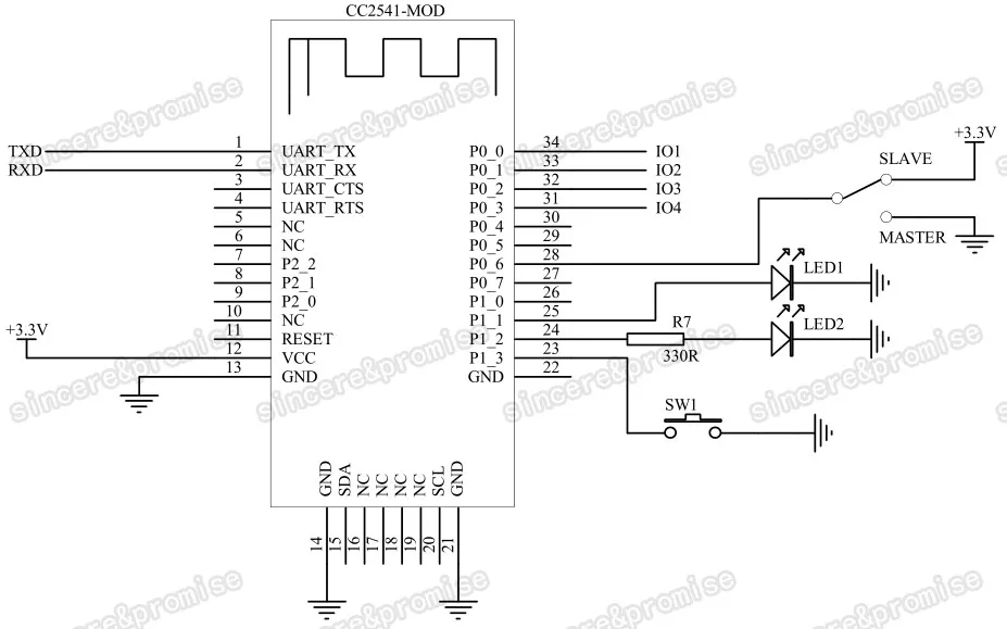 AT-09! Android IOS BLE 4,0 модуль Bluetooth для arduino CC2540 CC2541 Серийный беспроводной модуль, совместимый HM-10