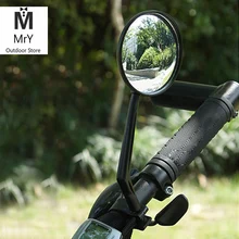 Велосипедное Зеркало, Универсальный руль, зеркало заднего вида, поворот на 360 градусов, для велосипеда, MTB велосипеда, велосипедные аксессуары