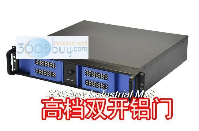 

2u computer case quality aluminum door double open 2u ipc computer case computer server case computer case short box