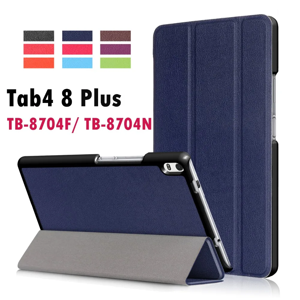 

For Lenovo Tab4 8 Plus TB-8704F TB-8704N Business Painted Print PU Leather Flip Smart Sleep Cover Case For Lenovo Tab 4 8.0 Plus