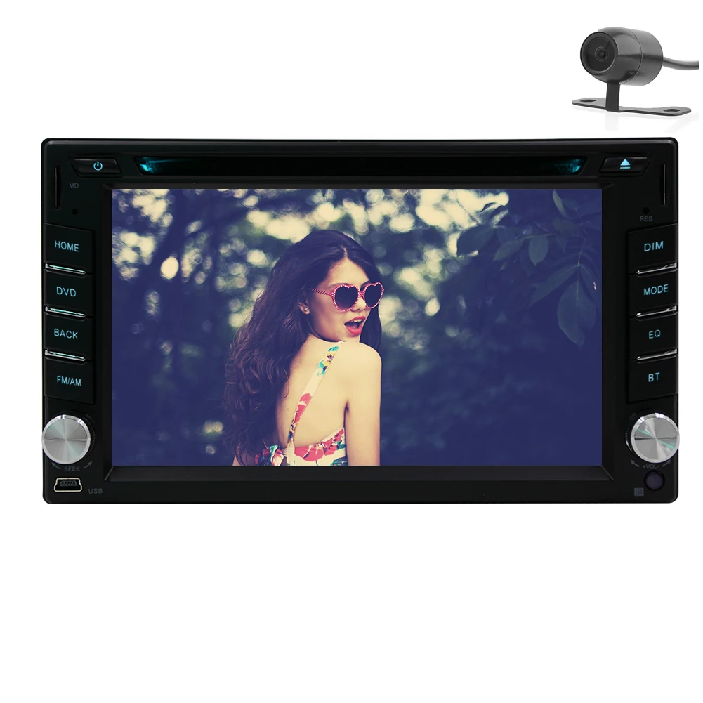 Pure Android 5.1 GPS Navigator Capacitive Touchscreen 2 Din Audio In Dash Head Unit Autoradio FM AM Car DVD Player PC System Radio Receiver USB Car Stereo Bluetooth Video SD 7Inch Remote control iPod EinCar logo Quad Core CPUCAM