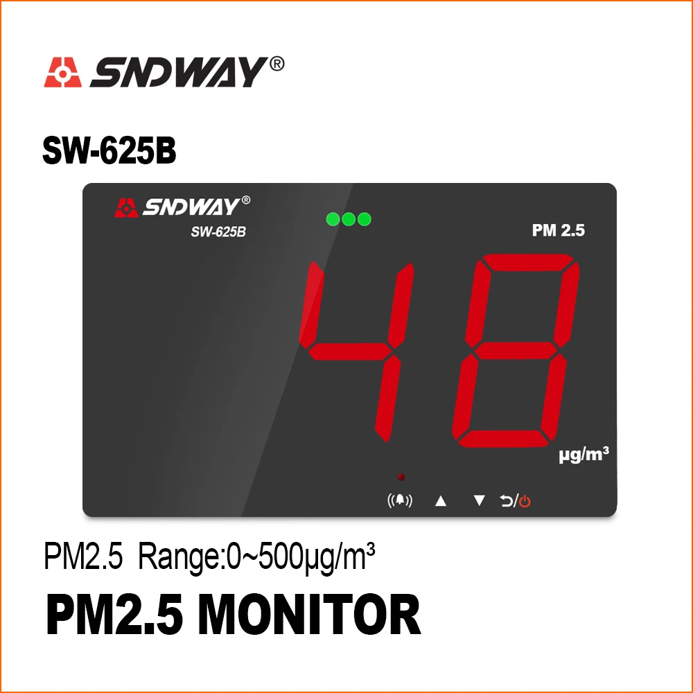 SNDWAY Газоанализаторы детектор газа Природный горючий детектор настенный монитор качества воздуха газовый монитор PM2.5 детектор газа