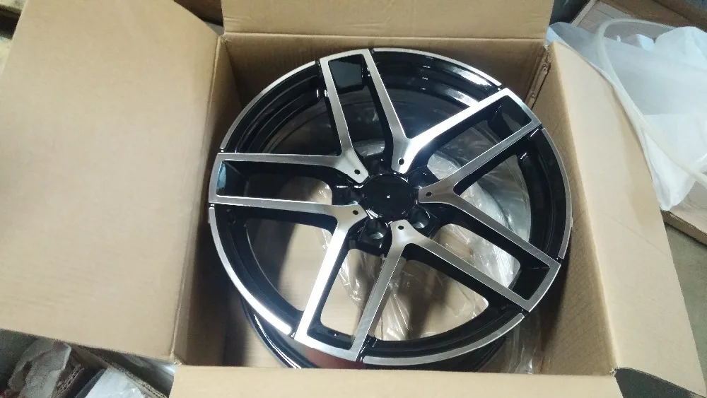 Продаются со скидкой! 20x8 5 et 35 5x112 черный машинный лицевой сплав колесные диски W811