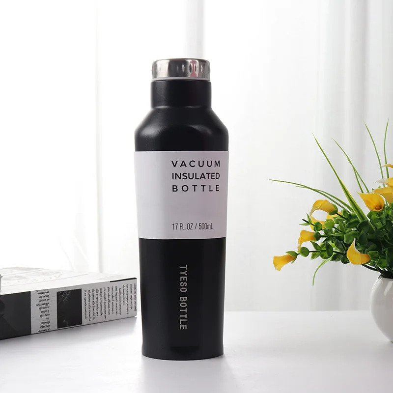 Najtaniej 500ML Fashion Brand design kreatywna izolacja próżniowa ze stali nierdzewnej butelka na wodę termos butelka piwa shaker do koktajli