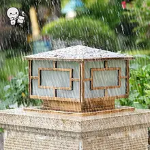 Наружный E27 E26 светодиодный светильник, ландшафтное освещение, 110 В, 220 В, Современное украшение, IP65, столб, лампа, столб, фонари для садового забора, колонны