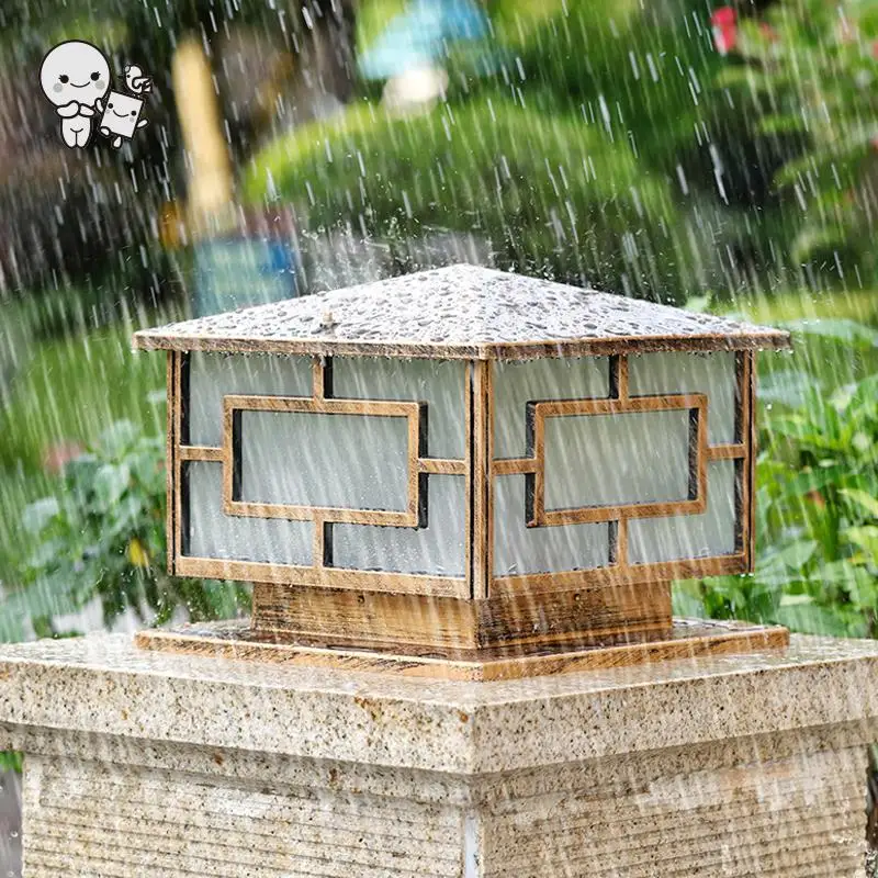 Goede Outdoor E27 E26 LED Lamp Landschap Verlichting 110 V 220 V Moderne Decoratie IP65 Pijler Lamp Pole Verlichting voor Tuin hek Kolommen
