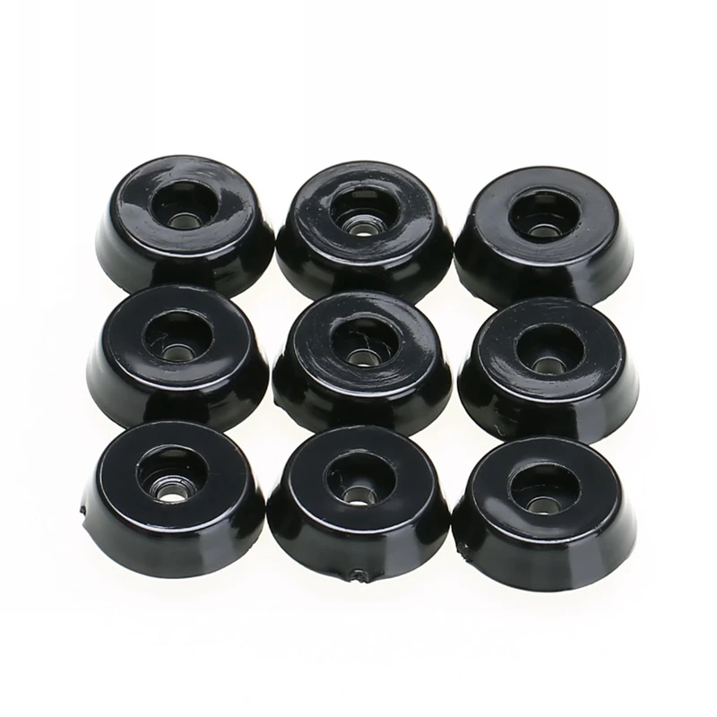 20pcsrubber Feet Black Chair Floor Protector Non Slip Furniture