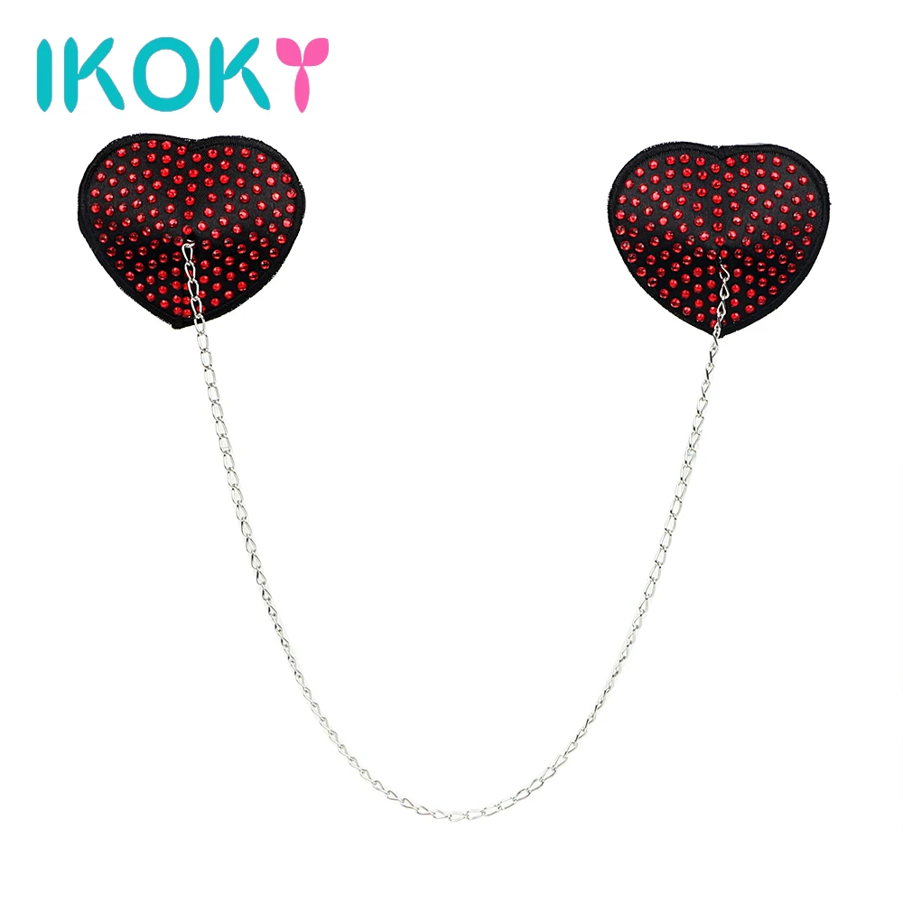 Эротические IKOKY наклейка на сосок игры для взрослых соски крышки с зажимами