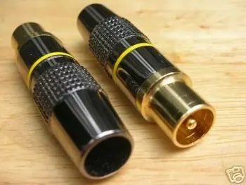 

200 CATV TVCCTV Antenna Coaxial Male Connector Plug TV1