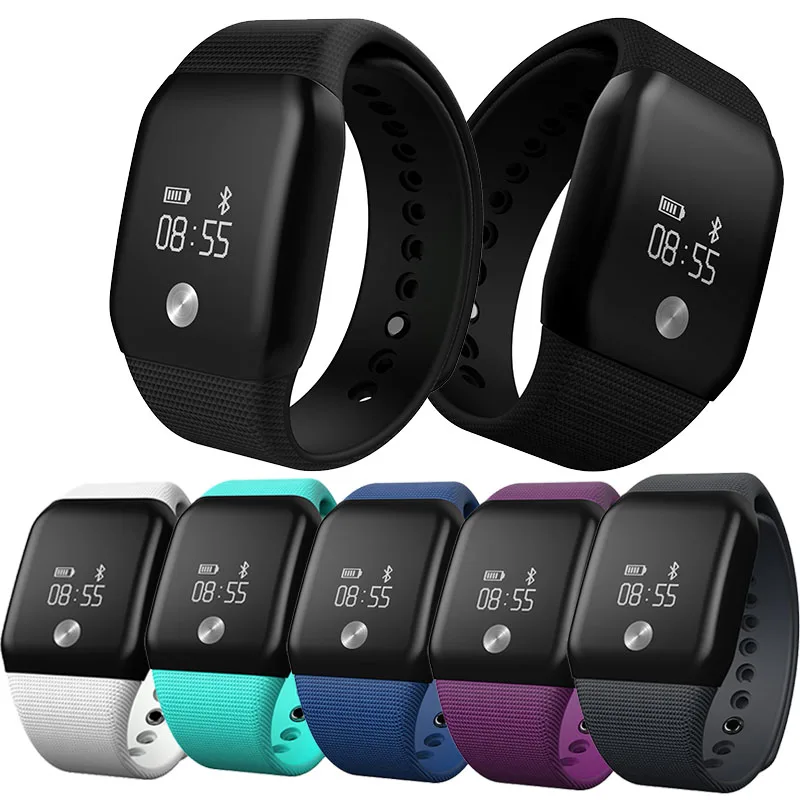 

A100 Smart Bracelet Sport Pedometer SmartBand Heart Rate Fitness Watch Blood Oxygen Pressure Monitor Wristband For iOS Android
