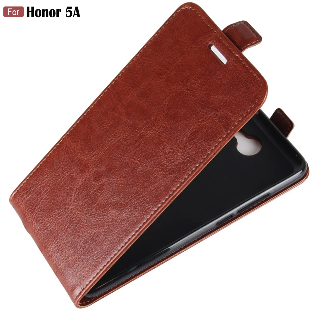 JFVNSUN لهواوي الشرف 5A حالة LYO-L21 الرجعية جلدية سيليكون فتحة للبطاقات العمودي الوجه حافظة لهاتف Huawei الشرف 5A غطاء كابا 5.0\