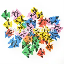 100 шт./партия. поролоновые наклейки с дизайном «рыбы», детская игрушка. набор для скрапбукинга. Ранние образовательные DIY. дешево. детский сад