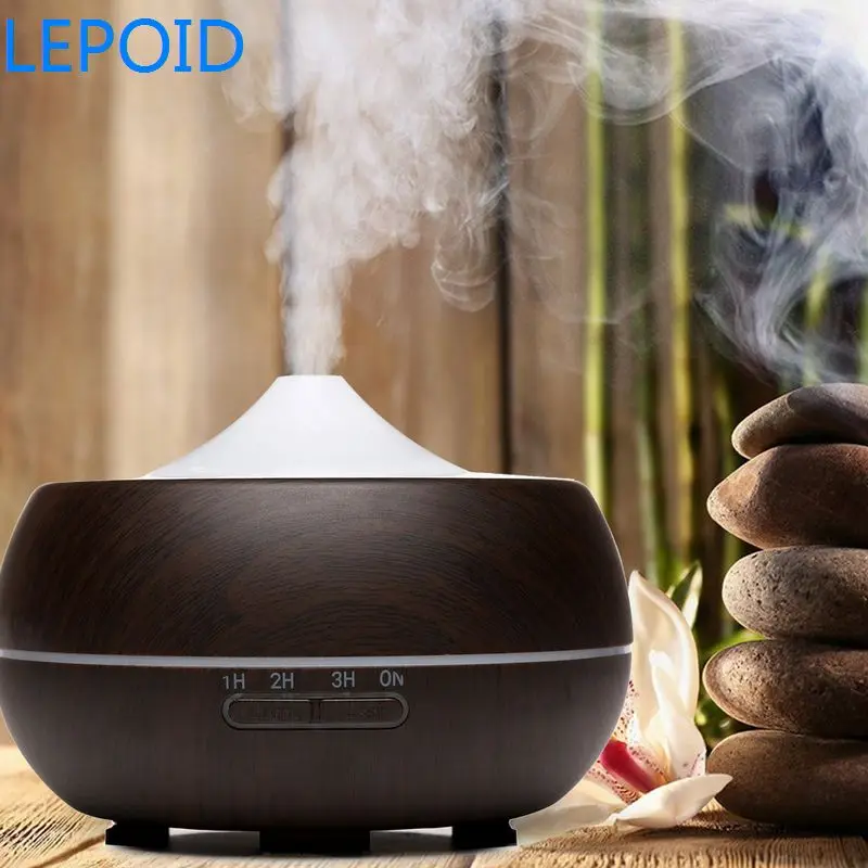 

LEPOID Aroma Diffuser Essential Oil Humidifier with 7 Color Changing LED Light Ultrasonic Cool Mist Maker 300ml