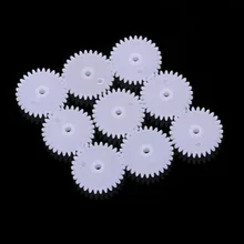 30 шт Одиночная пластиковая Шестерня 30 зуб 0,5 модули 2 мм DIY игрушка коробка передач