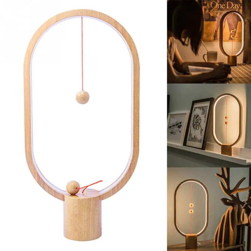 

5W balance lamp Ellipse magnetic mid-air switch USB powered LED lamp Night Lamp Table Lamp Cool Gift Decor