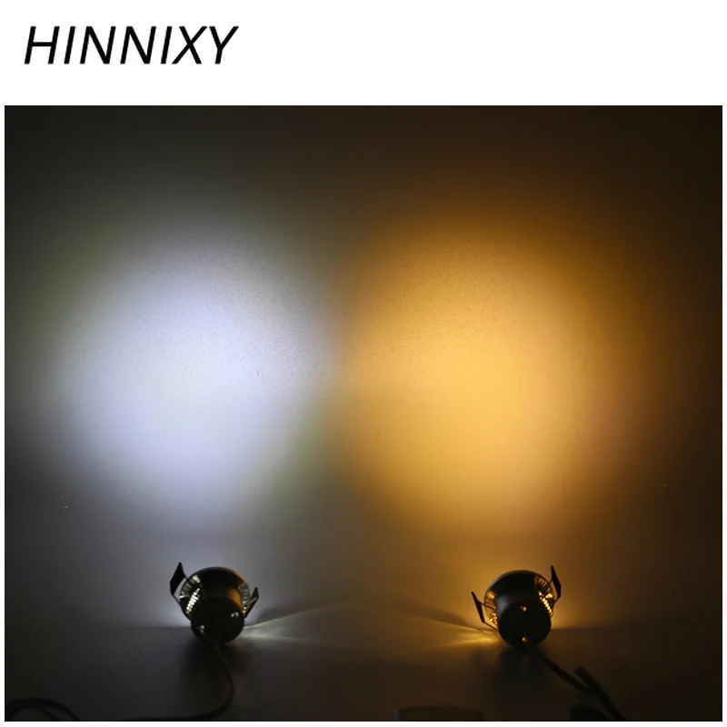 Светодиодный мини Точечный светильник Hinnixy с регулируемой яркостью и