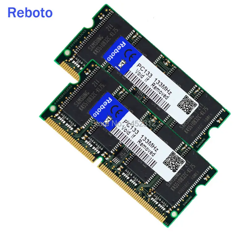 1G 1GB 2 X 512MB PC133 133MHz 144pin SDRAM SO DIMM Laptop Notebook ...