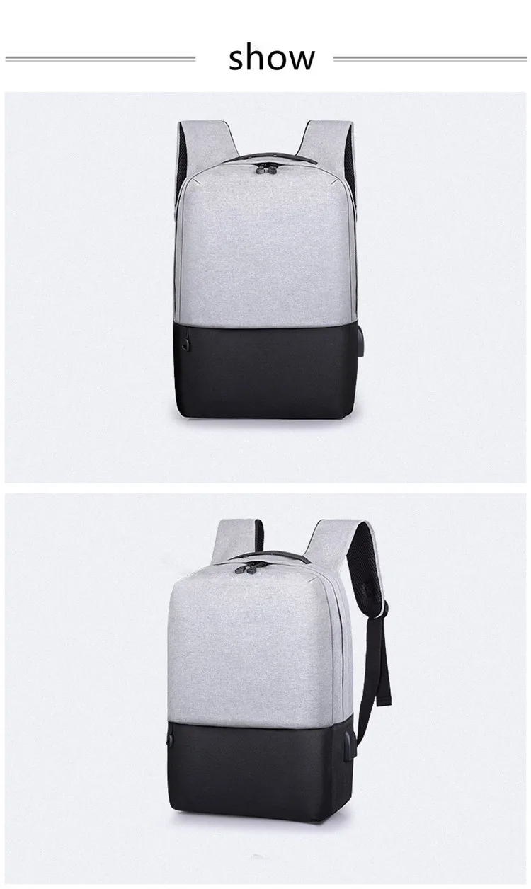 wholesale online bagpack custom back pack business laptop bag litht weight usb charging bags for men anti theft smart backpack
