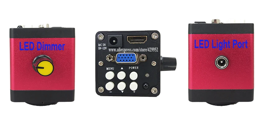 Efix 10 дюймов ЖК 13MP HDMI камера VGA Монокуляр непрерывное Масштабирование паяльный