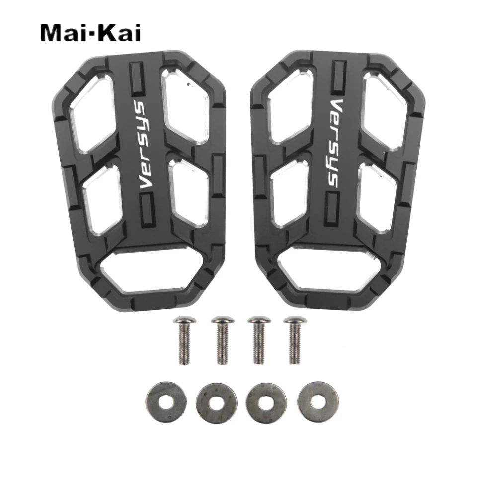 

MAIKAI Motorcycle Accessories FOR KAWASAKI Versys 650 2010-2019 Versys 1000 2012-2019 CNC Aluminum Alloy Widened Pedals