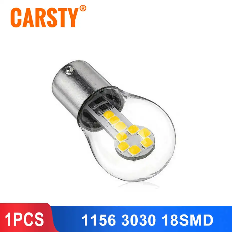 

1x Flash W5W Led T10 Wedge Car Light Bulb 18SMD 3030 For Auto Dome Reading Parking Lights Sidemarker Lamp Bulbs White Red Yellow