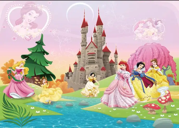 White Princess Photography Backdrop Girls Birthday Party Photo Background Decor