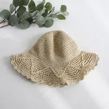 Летние модные соломенные шляпы с широкими полями для родителей и детей солнечные шапки складные пляжные шляпы для женщин с большими головами