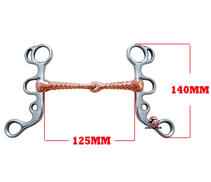Нержавеющая сталь лошадь бит, медный штопор соединенный рот, никогда не ржавеет. верховая езда(BT1155