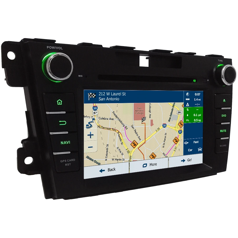 Best KLYDE 4GB RAM 32GB ROM 7" Android 8.0 7.1 Octa Core PX5 4G WIFI DAB Car DVD Multimedia Player Radio GPS For Mazda CX-7 2007-2015 3