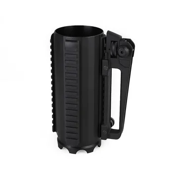 

New Outdoor Survival Tactical Glass Beer Mug Promotion Separation Aluminum Alloy Black Water Cup