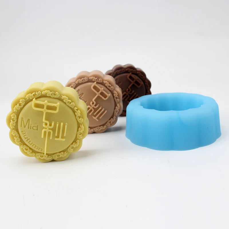 Силиконовая форма для мыла ручной работы Mooncake форменный инструмент изготовления